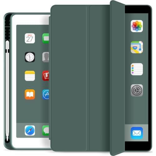 Case for iPad Air 3 10.5 Smart Cover with Pencil Holder for iPad Air 10.5 Slim Folding Stand Silicone Case for iPad Air 3 2019