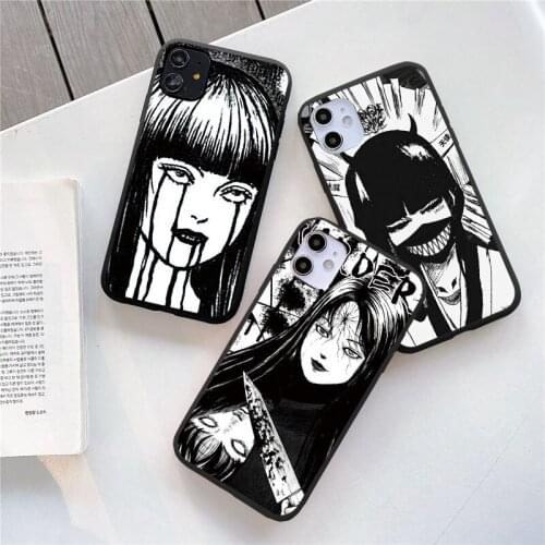Case For iPhone 12 Pro Max XR X XS SE 2 7 8 6 S Plus 5 S Cover For iPhone 11 Pro Max Horror Comic Junji Ito Tomie Tees TPU Cover
