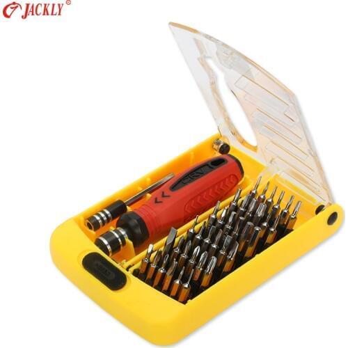 JACKLY JK-6088A B Mini Portable Screwdriver Tool Kit Box Set for Cellphone Laptop Gamepad Watch Electronic Product DIY Repair