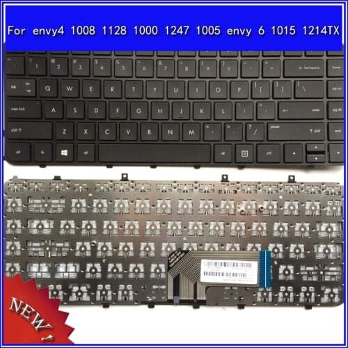 Laptop Keyboard For HP envy4 1008 1128 1000 1247 1005 envy 6 1015 1214TX Notebook Replace Keyboard