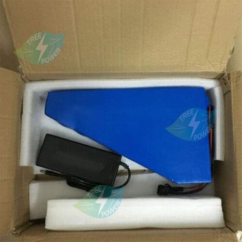 48v 20ah lithium ion battery 48v triangle lithium bateria for bicycle electric bike kit 500w 1000w 48v + 3A charger