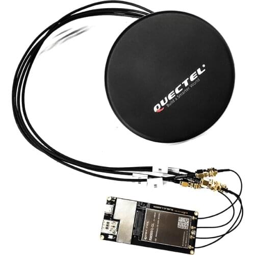 Quectel 5G module RM500Q-GL with M.2 to USB3.0 adapter and original 5G four in one combination antenna with 4pcs ipex4 pigtail