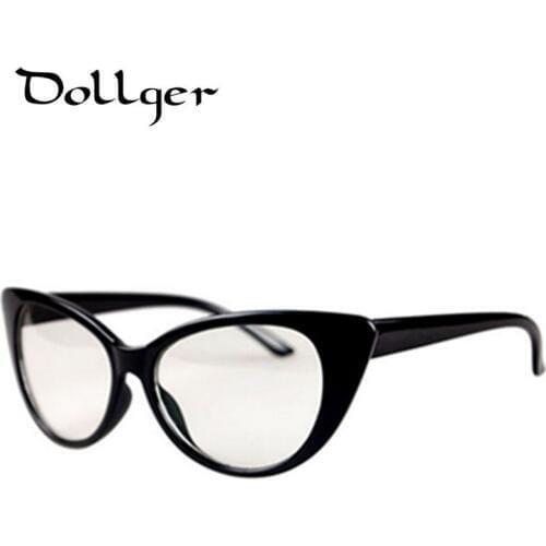 Eyeglasses Frame Women Cat Eye Flat Glasses Men oculos de sol Vintage Computer Eyewear Goggles Sunglasses Color Lens s0326