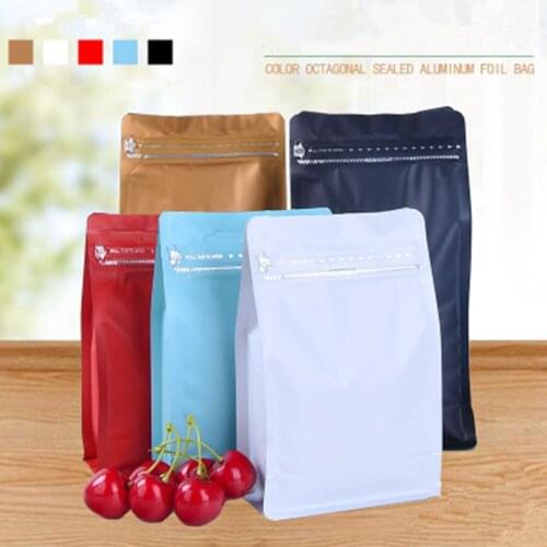 150Pcs Matte Aluminum Foil Stand Up Pouches Zip Lock Self Sealing Packing Bag Zipper Recyclable Food Storage Bag for Coffee Tea