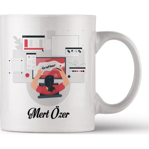 Personalized Graphic Designer Porcelain Mug Coffee And Tea Cup Professional Design Gifts