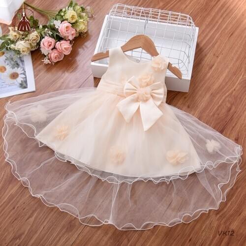 Yoliyolei Swallowtail Baby Girl Dress 1st Birthday Dresses Fairy Vestido Infantil Bowknot Princess Clothes for Wedding Party
