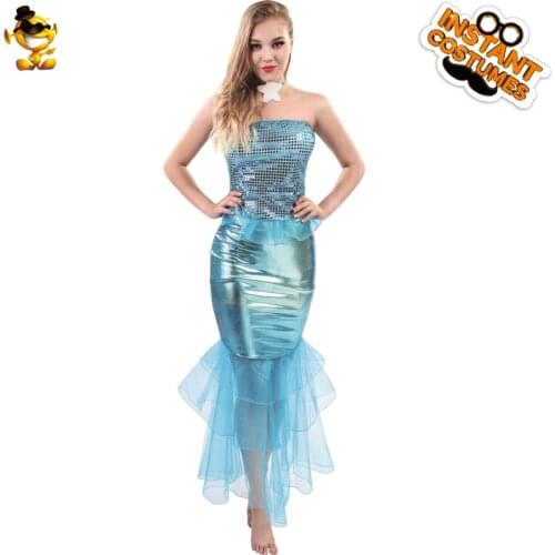 QLQ Mermaid Halloween Costumes For Girls Mermaid Costume For Women Dress Up For Princess Costume