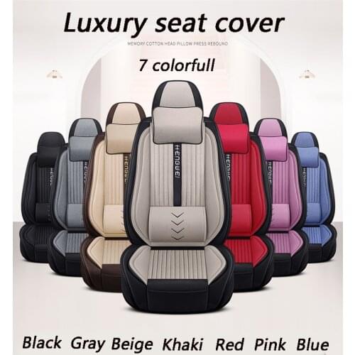 Roadstar Fashion Full Set Universal PU leather 5d Car Seat Cover with Good Price