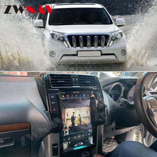 Tesla style Car Multimedia Player head unit for TOYOTA Land Cruiser Prado 150 2010 - 2013 GPS navigation car Radio stereo no dvd