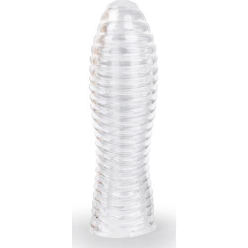 Silicone Reusable Condom Adult Sex Toy Cockring Male Delay Lock Mens Penis Sleeve