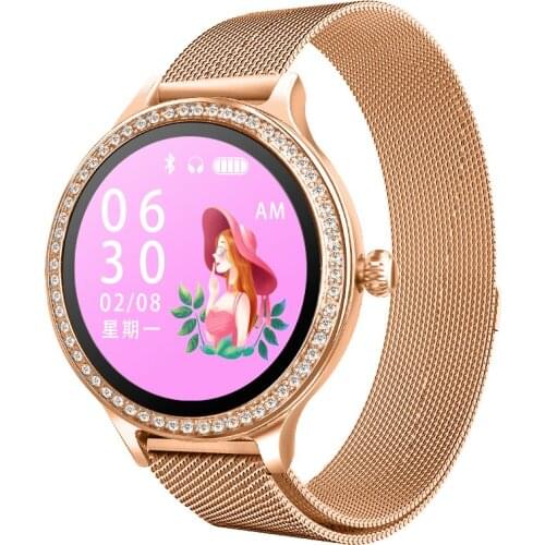 M8 Smart Watch Women IP68 Waterproof Menstrual cycle smartwatch Heart Rate Monitor Fitness Tracker Bracelet band for Android IOS