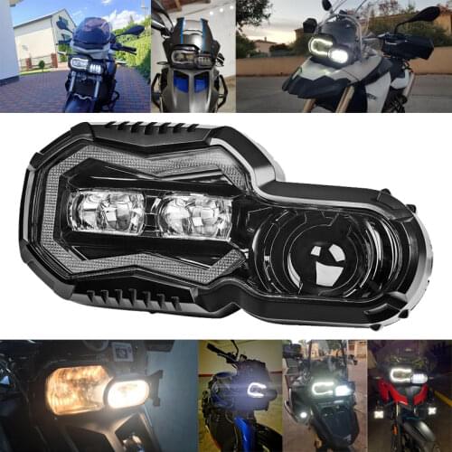 New Arrival!Motorcycle LED Headlights Projector for BMW R1200GS 2004-2012 R 1200GS ADV Adventure 2005-2013 Moto Lights Assembly