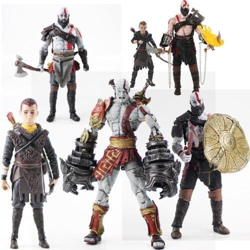 10-20cm NECA God of War Kratos & Atreus Ultimate PVC Action Figure Set Collectible Model Toy Gift