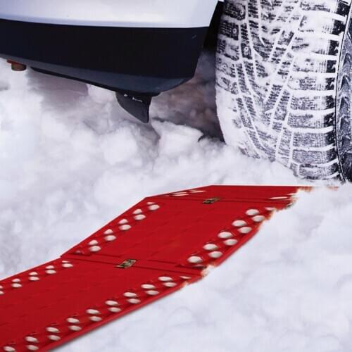 2020 2Pcs Winter Foldable Auto Car Traction Mat Non-Slip Snow Sand Tire Pads Board Car Wheel Anti-Skid Pad