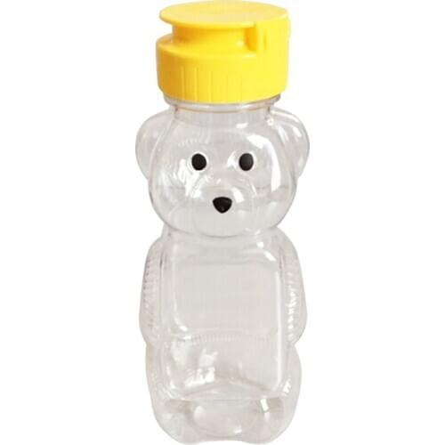 30Pcs Squeeze Bottle Soft Plastic Containers for Food 240ML Honey Condiment Ketchup Jam Sauce Bottle Dispenser