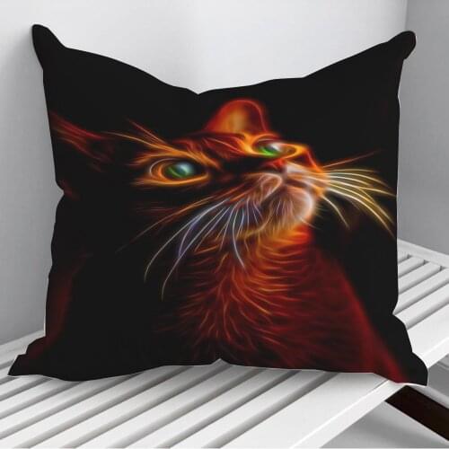 AbyssiNeon Throw Pillows Cushion Cover On Sofa Home Decor 45*45cm 40*40cm Gift Pillowcase Cojines Dropshipping