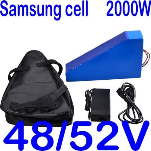 Electric Bicycle Battery 48V 52V 13Ah 15Ah 18Ah 20Ah 25Ah 30Ah 35Ah eBike Battery for 2000W 1500W Bafang 1000W BBSHD 750W BBS02