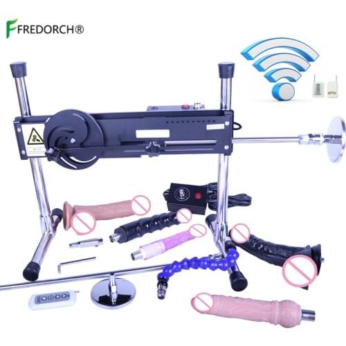 FREDORCH Metal Control Automatic Prostate Sex Machine Super Quiet A Powerful Machine with 360 Rotation 120W Strong Motor Thrust