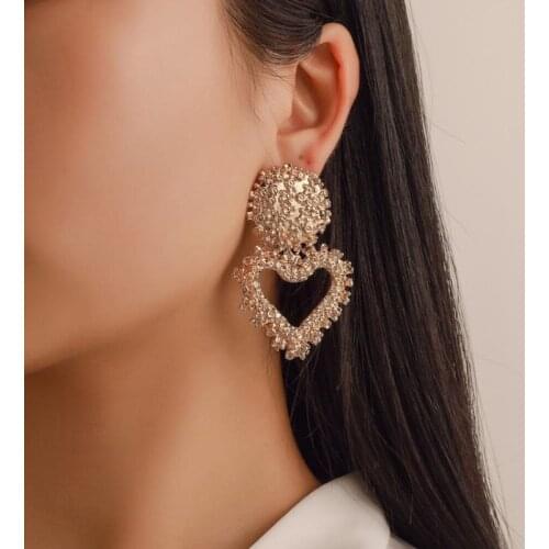 Large Geometric Earrings Fashion Occident Statement Earring For Women Hanging Dangle Earring Luxurious 2021 Modern Female Jewelr