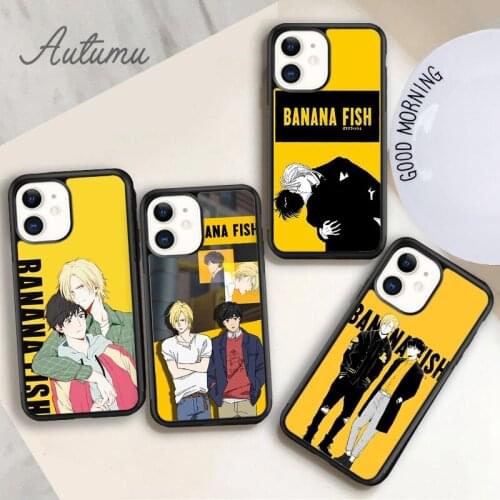 Anime BANANA FISH Phone Case for iPhone 11 12 Pro Max mini X XR XS SE 2020 5 6S 7 8 Plus Samsung Galaxy S8 S9 S10 Cover shell