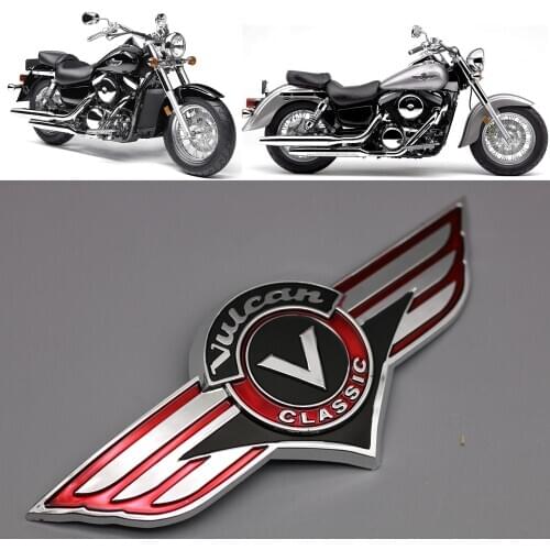 For Kawasaki Vulcan Classic VN1500 800 500 400 Motorcycle Gas Tank Emblem Fuel Badge Decal Stickers 3D Emblem Badge Decal