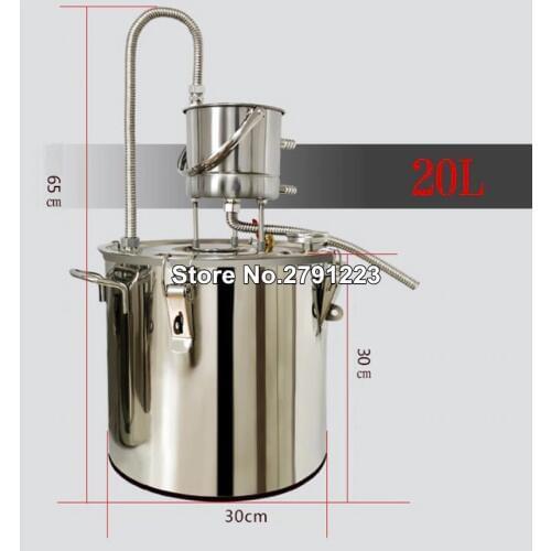 10L / 20L Home Distiller DIY Alcohol Wine Making Device Kit Water Distiller Equipment