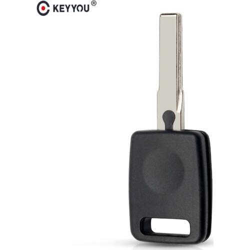 KEYYOU 10pcs Transponder Key Shell Case Fob For Audi A4 A6 A6 A1 A3 A6L Q7 A8 Keys Replacement Auto Car-Styling HU66 Blade