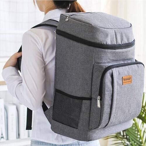 GUMST Fashion Large capacity lunch bag thermal insulated bag Casual thermo food picnic bag Long-lasting insulation refrigeration
