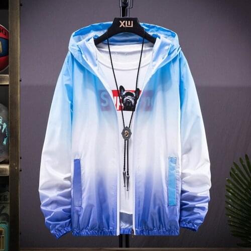 Plus Size 6XL 7XL New Spring Summer Bomber Jacket Men Women Casual Solid Windbreaker Zipper Thin Hooded Coat Outwear Male Jacket