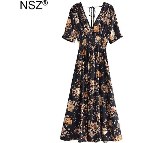 NSZ Summer Short Sleeve Dresses