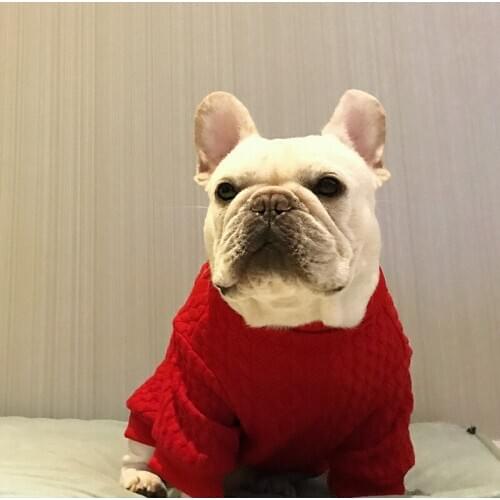 Pet Dog Clothes Winter Pug Clothes French Bulldog Clothing Poodle Pomeranian Schnauzer Dog Sweater Apparel Corgi Coat Outfit