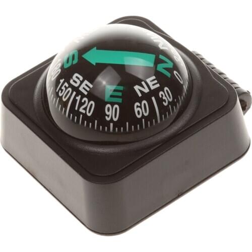 Adjustable Dash Mount Compass Navigation Hiking Direction Pointing Guide Ball for Marine Boat Truck Auto Car Outdoor