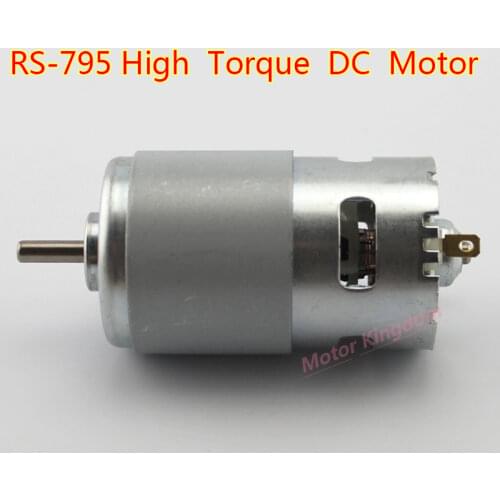RS-795 DC Motor D-Shaft 12V-24V 16000RPM High Speed High Power Large Torque Motor for Drill&Screwdriver/Garden Electric Tools