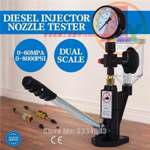 S60H diesel fuel common rail injector nozzle tester with metal base, common rail injector repair tools