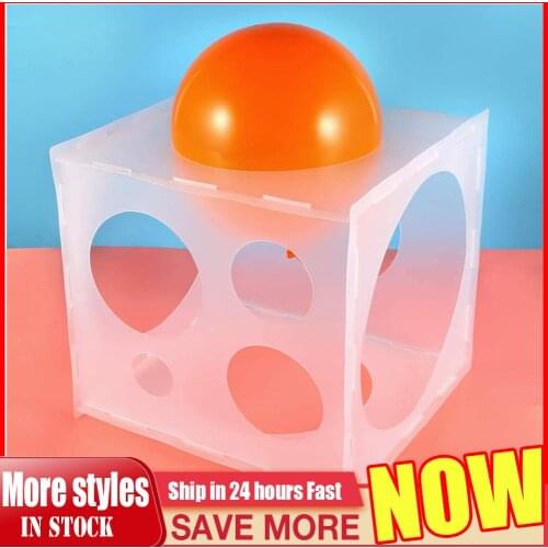 11 Holes Balloon Sizer Box PP Square Balloon Measurement Tool For Balloon Arches For Birthday Party Wedding Party Decorations