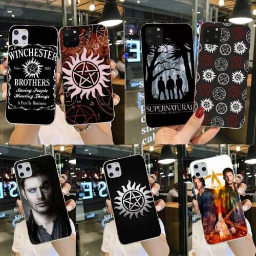 Supernatural SPN tv Dean and Sam Custom Soft Phone Case for iPhone 11 pro XS MAX 8 7 6 6S Plus X 5S SE 2020 XR cover