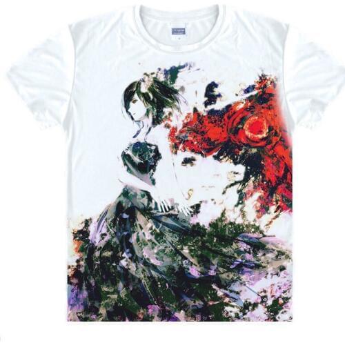 Tokyo Ghoul Ken Kaneki New Summer Animal T Shirt 3D Printed Men Characters Anime Short Sleeve T-shirt Man Tops Tees Camisetas