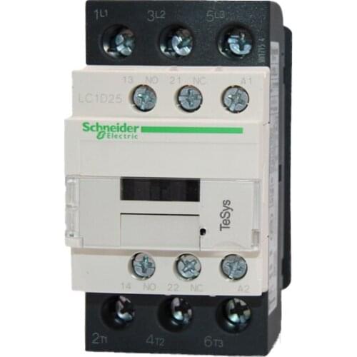 AC Three-phase Exchange contactor 3P 25A 36V 50/60Hz LC1D25CC7C One open and one closed Coil voltage Original authentic