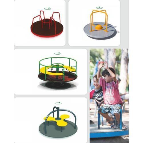 Fitness swivel chair kids carousel spring rider park equipment YLW-SR20191152