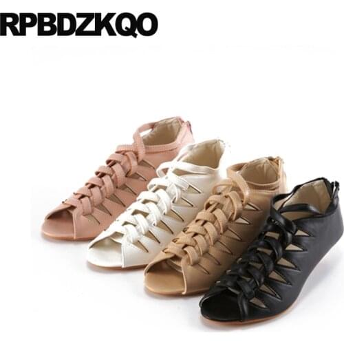 10 42 Pumps Customized Thick Strap Women Plus Size Novelty Crossdresser 11 43 Strappy Zipper Round Toe Peep Fashion Shoes 4 34