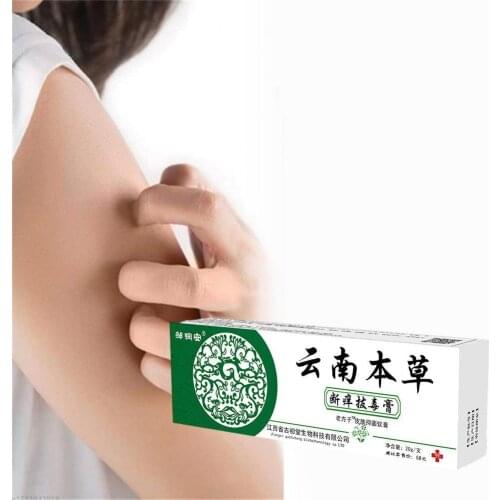 1Pcs Skin Itching Cream Dermatitis Anti Bacteria Ointment Eczema Pruritus Treatment Psoriasis Eczematoid Reilef Dermatitis B2J8