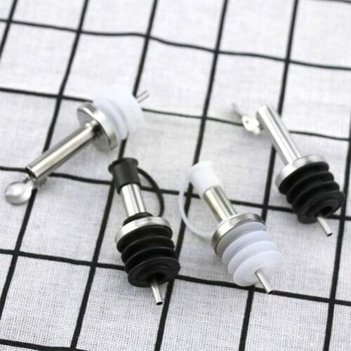 1PCS Multifunction Wine Pourer Steel Wine Gifts With Kitchen Mouth Pourer Bottle Dispenser Stopper Tools Olive St U9Z0