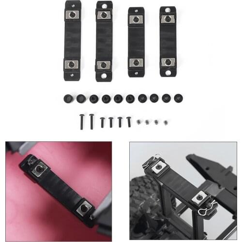 4pcs/set Magnetic Body Posts Mounts for 1/10 RC Crawler Car Traxxas TRX4 TRX6 G63 Upgrade Parts