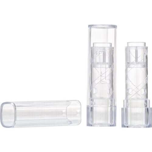 5PCS Cosmetic DIY Empty Chapstick Lip Gloss Lipstick Balm Tube With Caps Container Lip