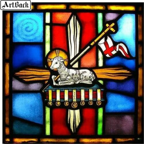 5d diy diamond painting lamb color mural icon diamond embroidery full square drill diamond mosaic round rhinestone painting