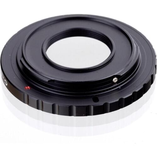 C-EOS Macro Shooting Adapter Ring For C Mount Movie Film Lens to Canon EOS EF Camera