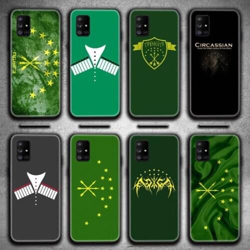 Adygea Circassian Flag Phone Case For Samsung Galaxy A21S A01 A11 A31 A81 A10 A20E A30 A40 A50 A70 A80 A71 A51