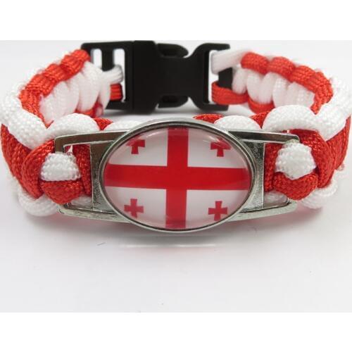 Infinity love georgia bracelet georgia country bracelet fashion man and woman handmade rope bracelets georgia bangles