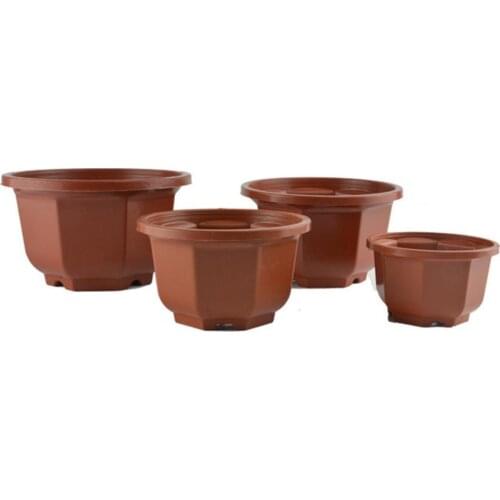 Flower Pot Eco-friendly Drainage Hole Plastic Lightweight Breathable Modern Hanging Flower Pot for Indoor Outdoor Plants
