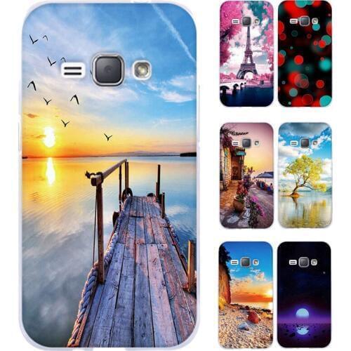 For Samsung Galaxy J1 2016 J120 J3 2015 2016 J320 Case Cover Soft TPU Silicon Luxury Phone Cover for Samsung J5 2016 J510 Case